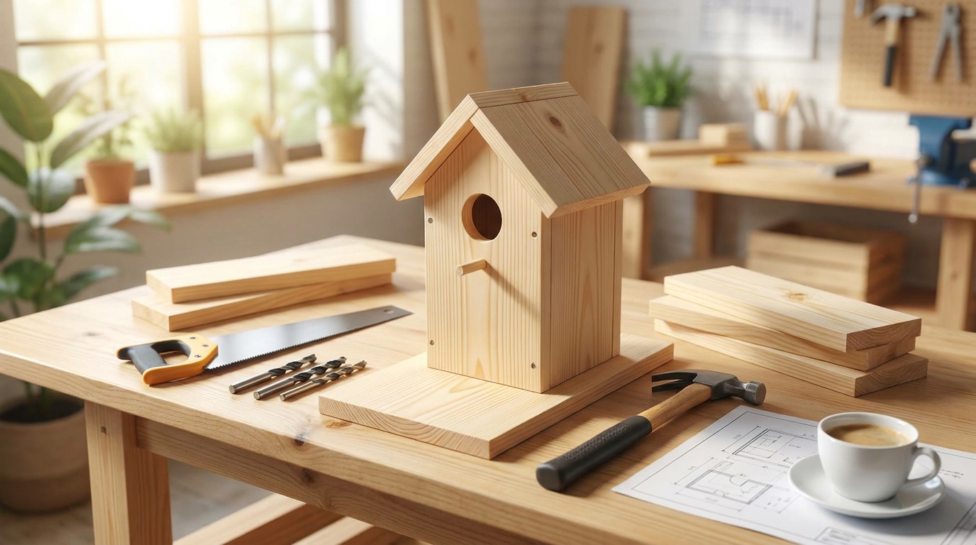Zelf een nestkastje maken: Stap voor stap uitleg
